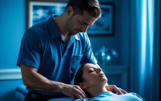 Motor Vehicle Accident Chiropractor Silver Spring performing spinal adjustment